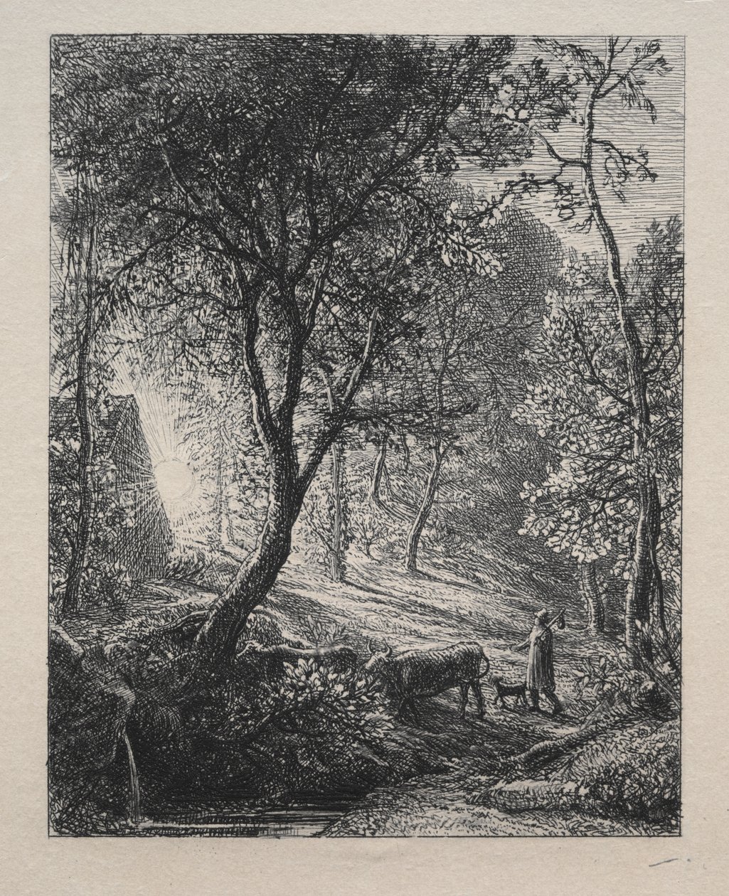 La cabaña del pastor de Samuel Palmer