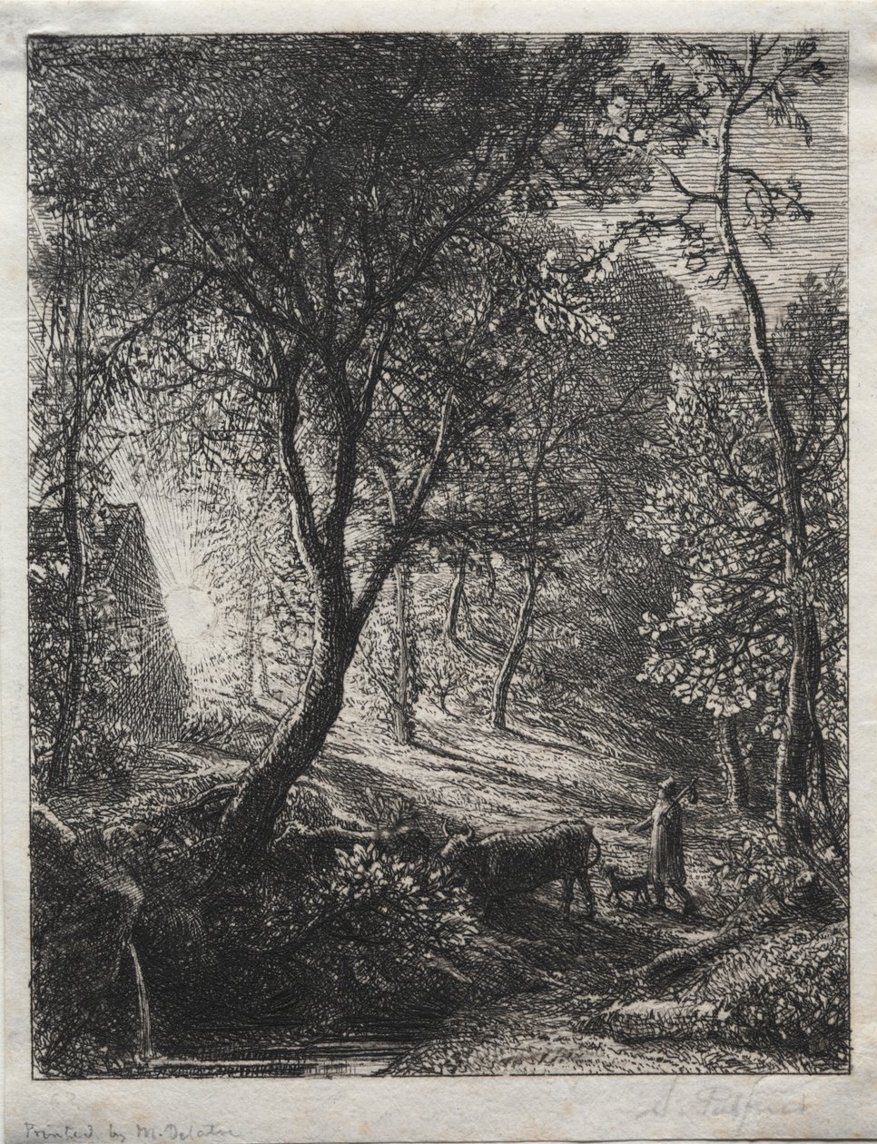 La cabaña del pastor de Samuel Palmer