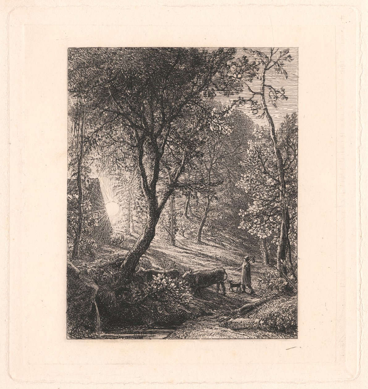 La cabaña del pastor de Samuel Palmer
