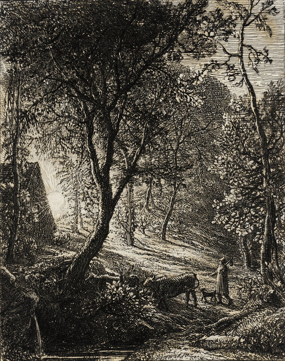 La cabaña del pastor de ganado de Samuel Palmer