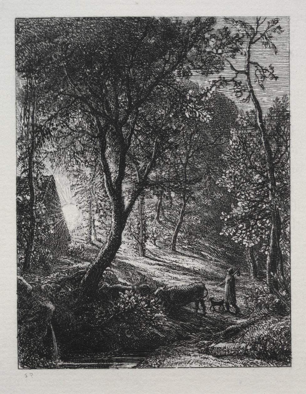 La cabaña del pastor, 1850 de Samuel Palmer