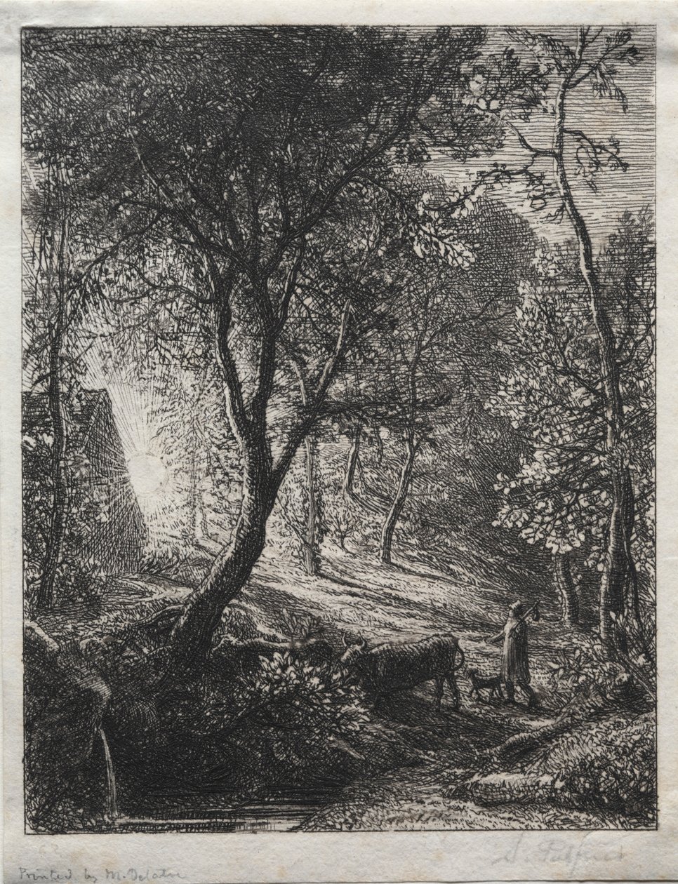 La cabaña del pastor, 1850 de Samuel Palmer