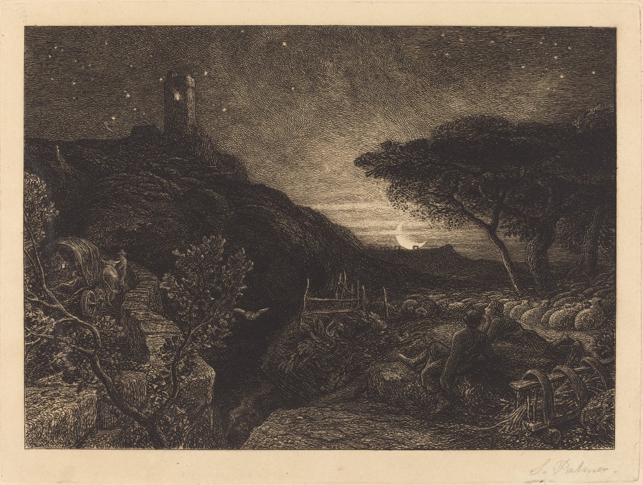 La torre solitaria de Samuel Palmer