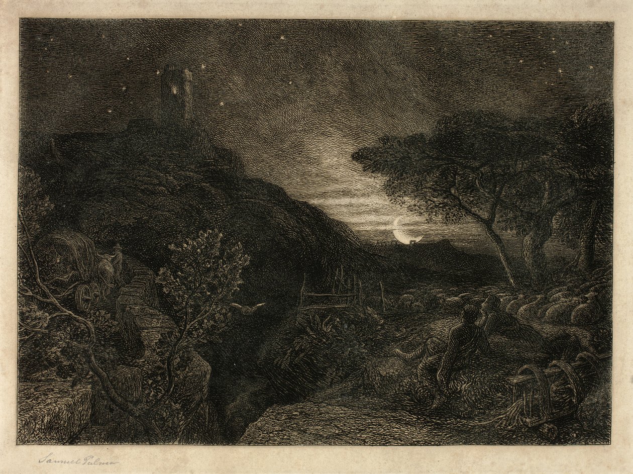 La Torre Solitaria de Samuel Palmer