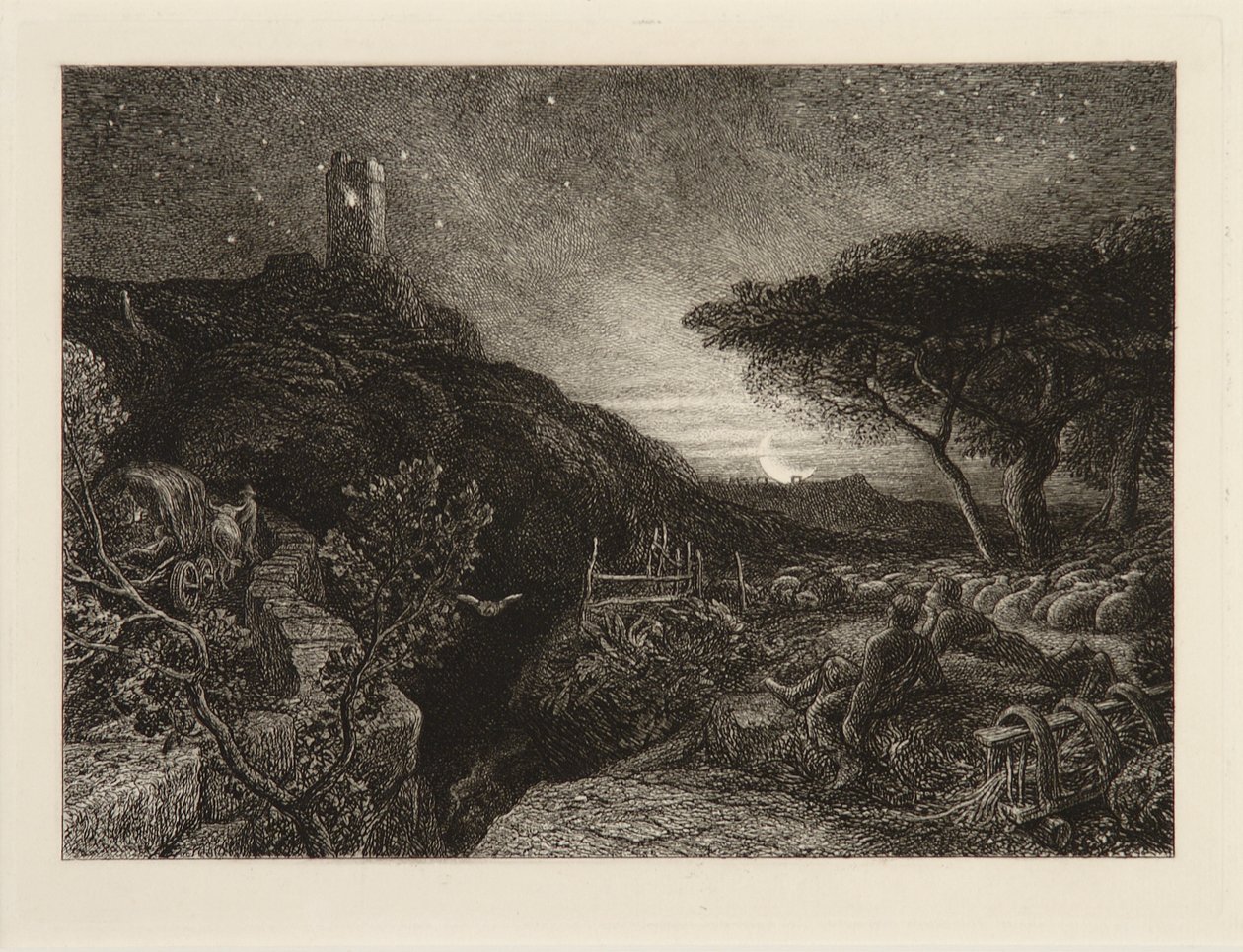 La torre solitaria de Samuel Palmer