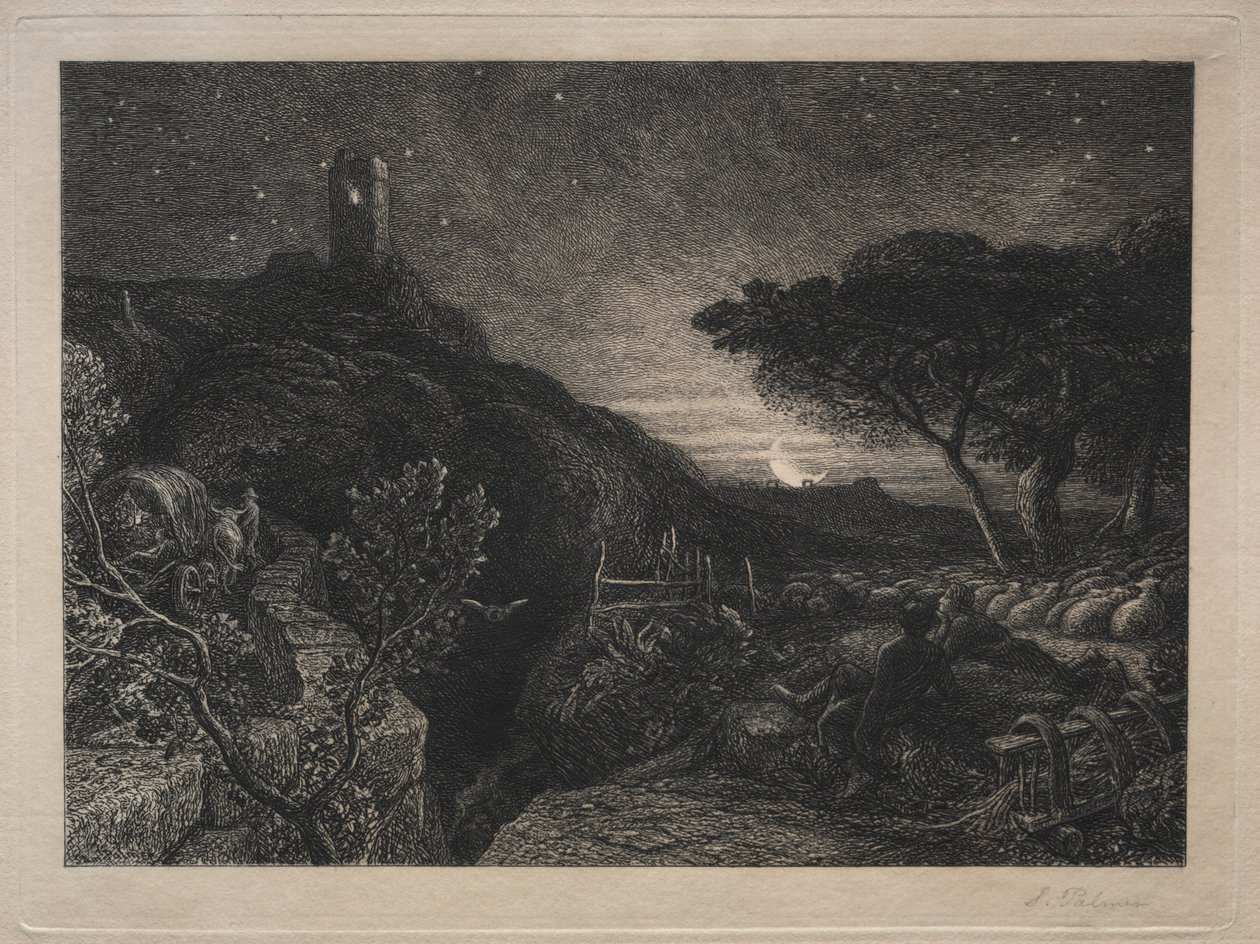 La torre solitaria de Samuel Palmer