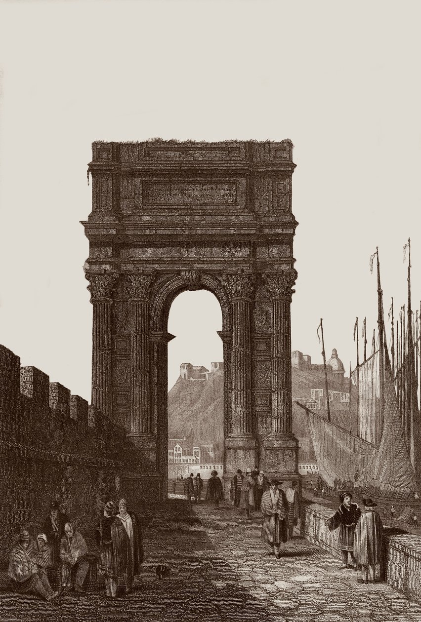 Arco de Trajano de Samuel Prout