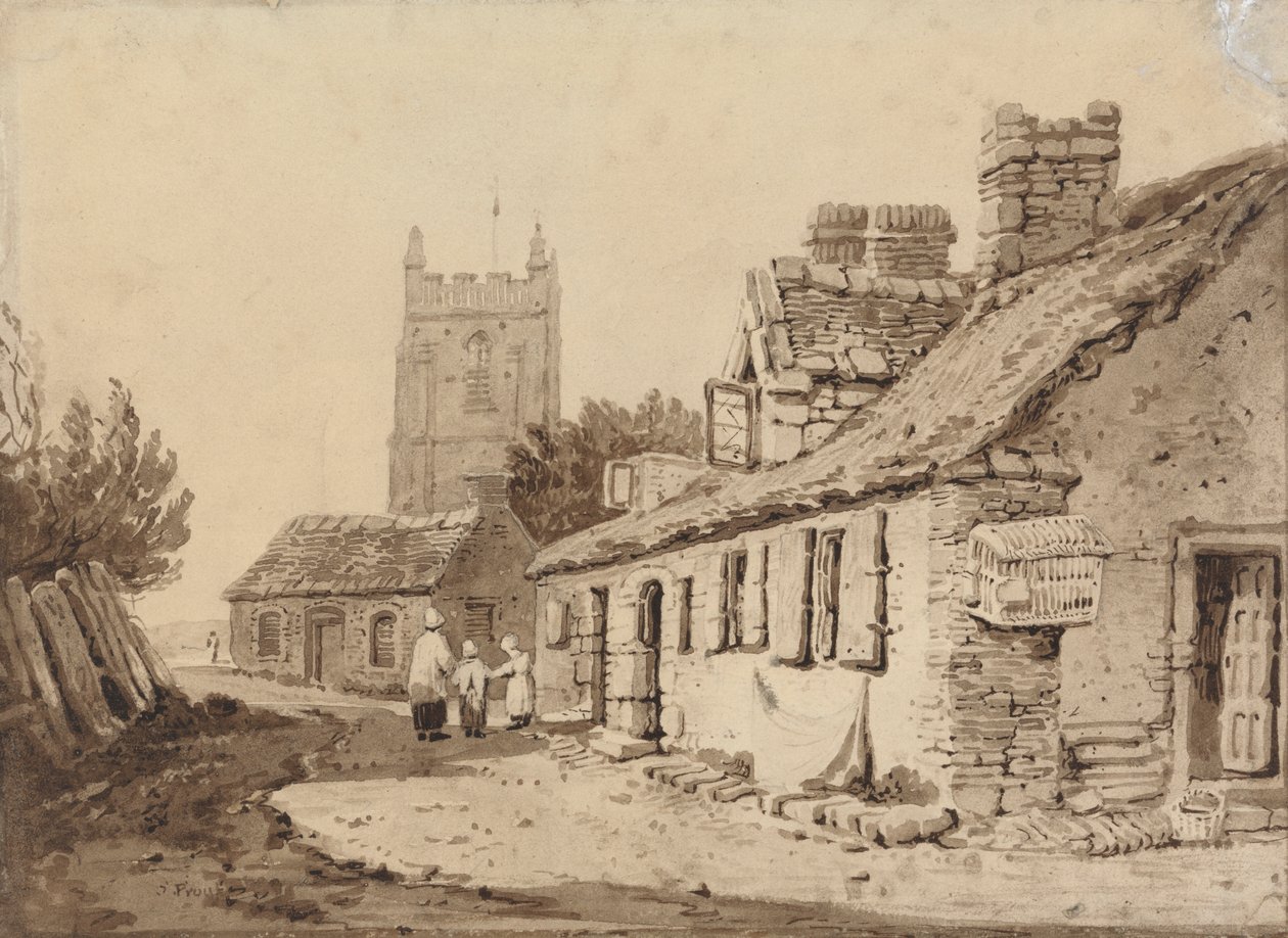 Iglesia y casas rurales de Samuel Prout