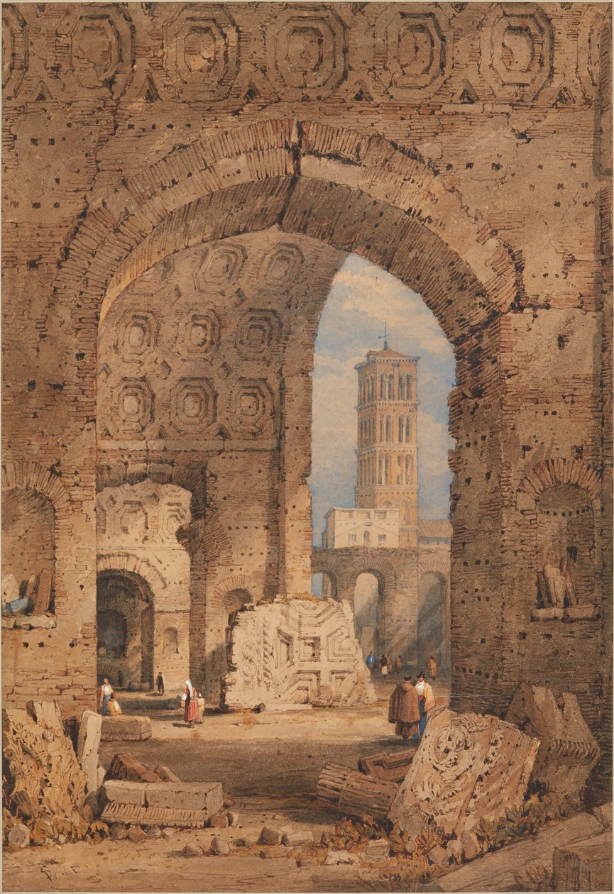 Templo de la Paz, Foro Romano de Samuel Prout
