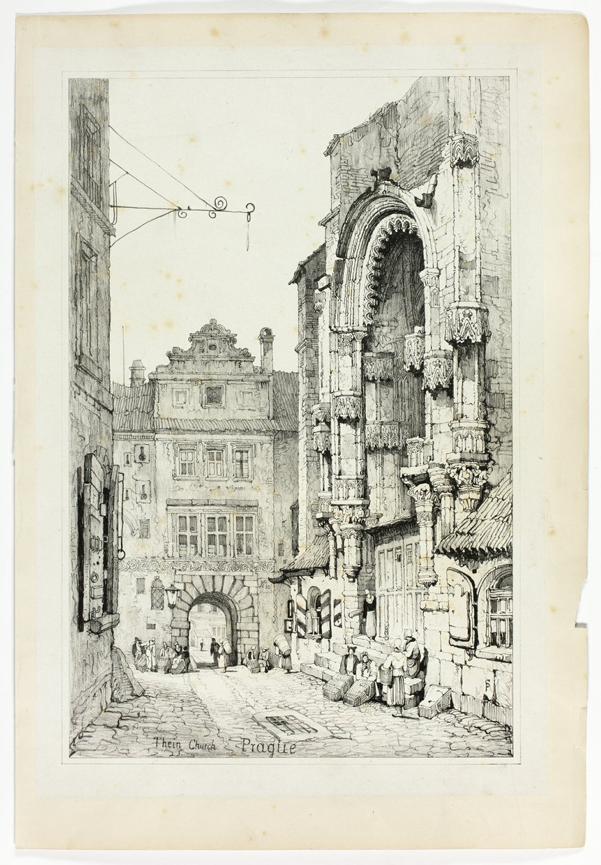 Iglesia de Thein, Praga de Samuel Prout