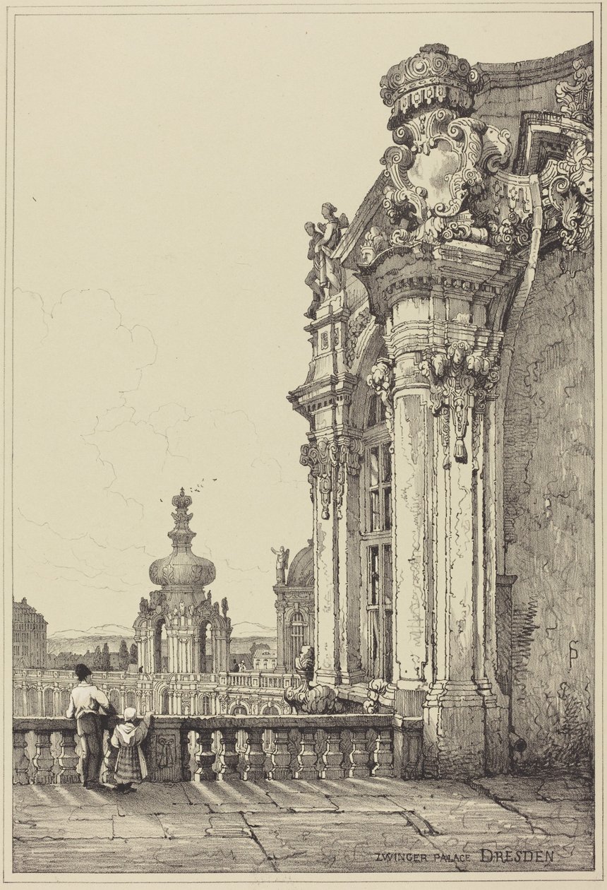 Palacio Zwinger, Dresde de Samuel Prout