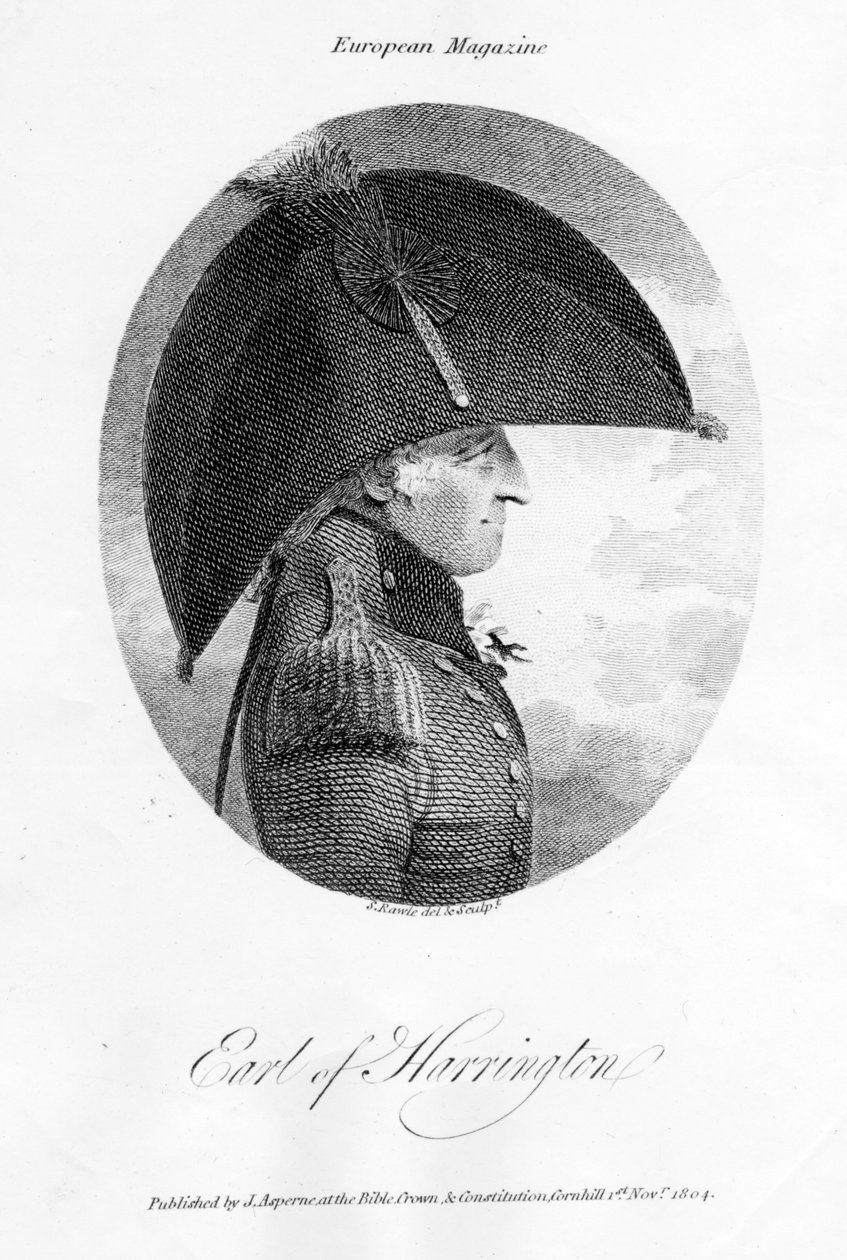 Charles Stanhope, 3er Conde de Harrington, 1804 de Samuel Rawle