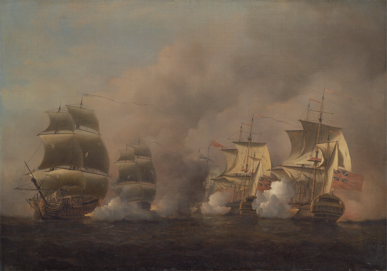 Acción frente al Cabo de Buena Esperanza de Samuel Scott