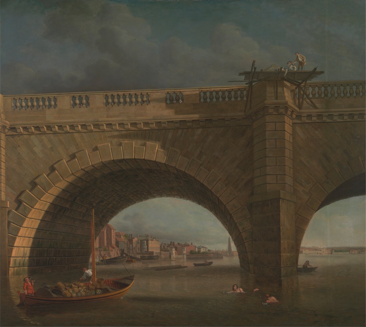 Arcos del puente de Westminster de Samuel Scott