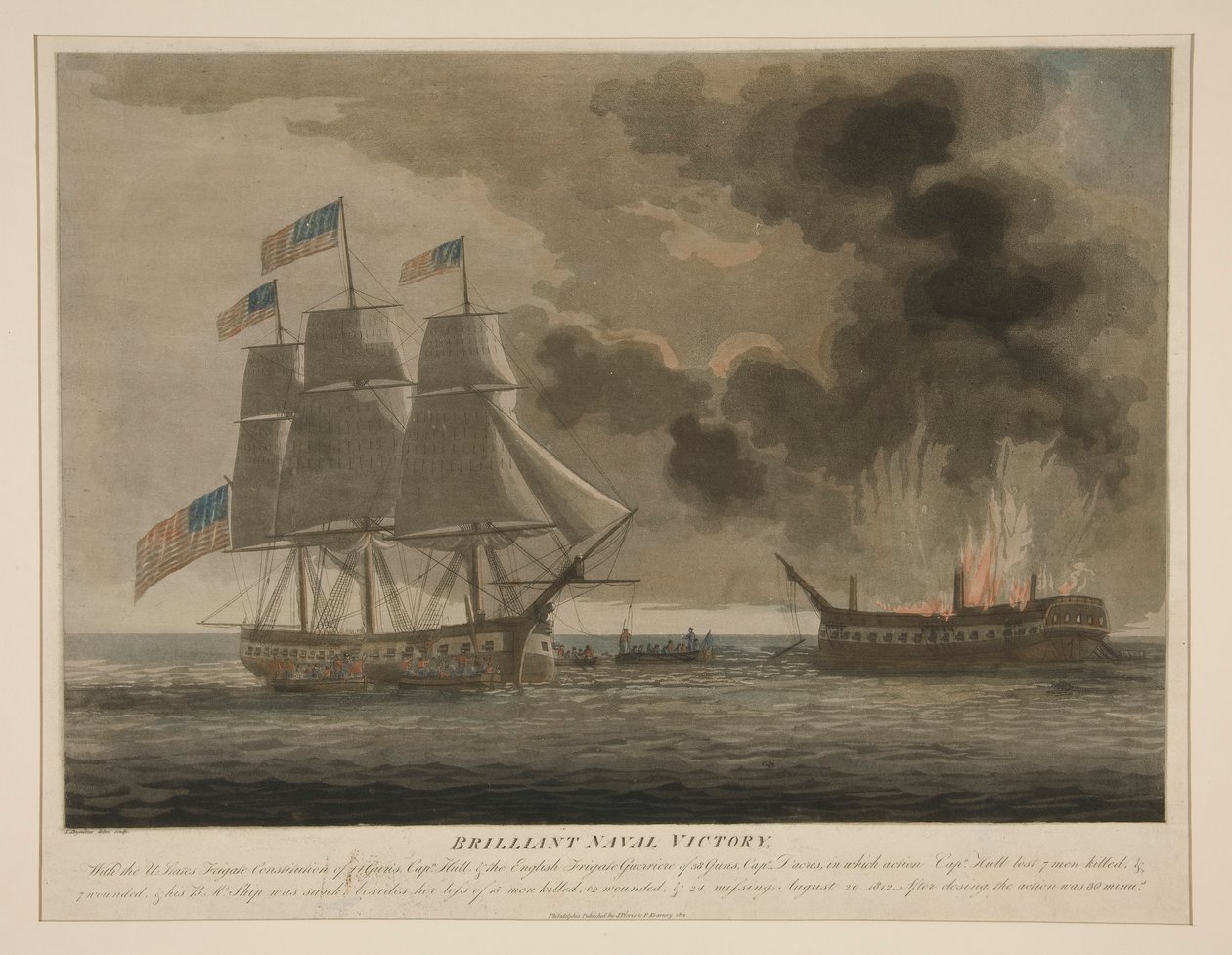 Brillante victoria naval, constitución y guerra de Samuel Seymour