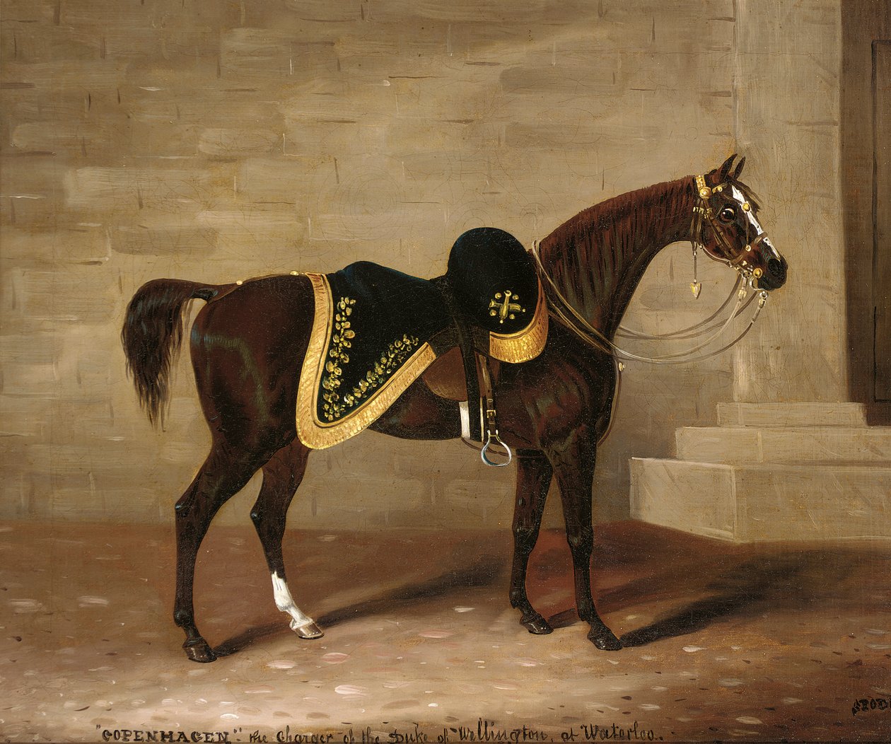 Copenhague, el caballo del Duque de Wellington en Waterloo de Samuel Spode