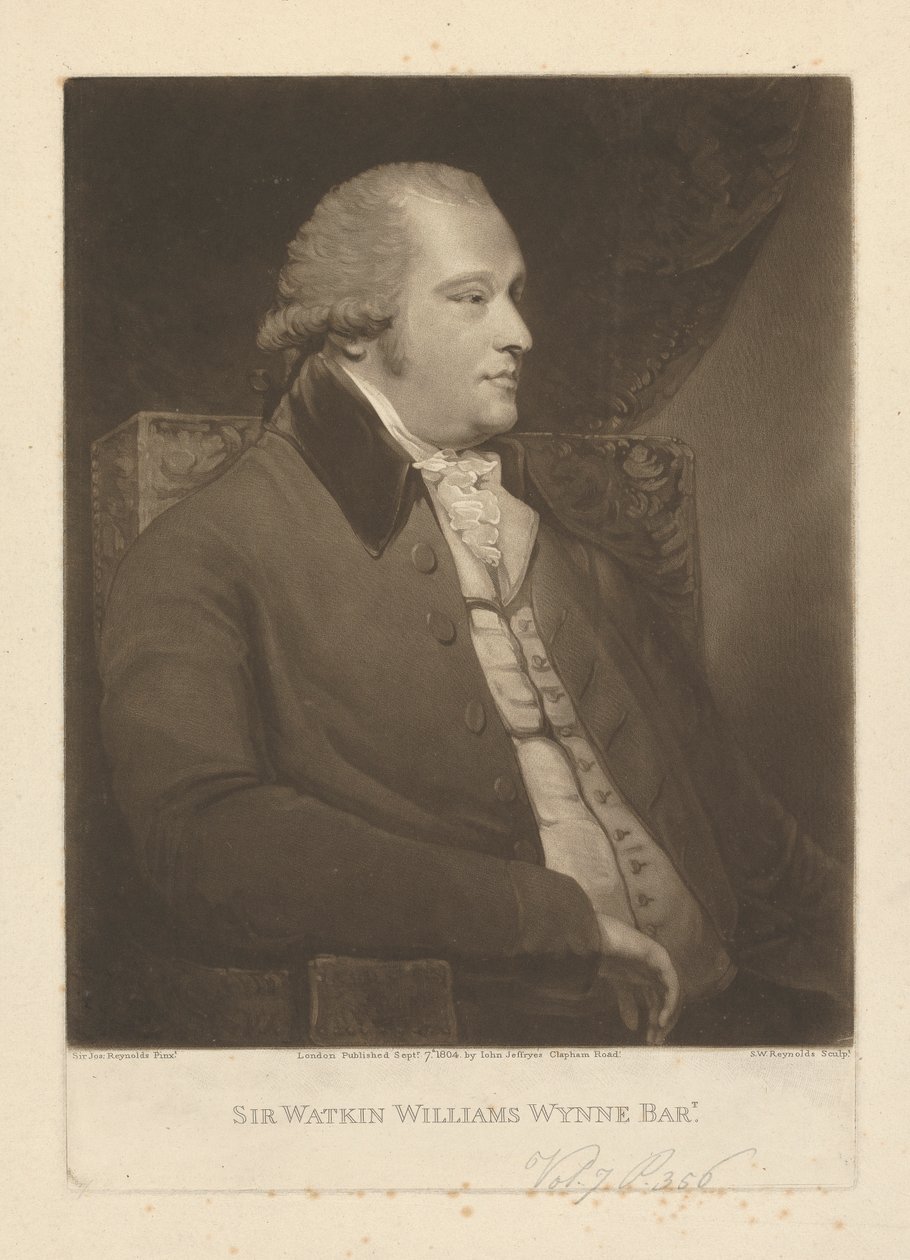 Sir Watkin Williams-Wynn, 4º Barón Wynn de Samuel William Reynolds