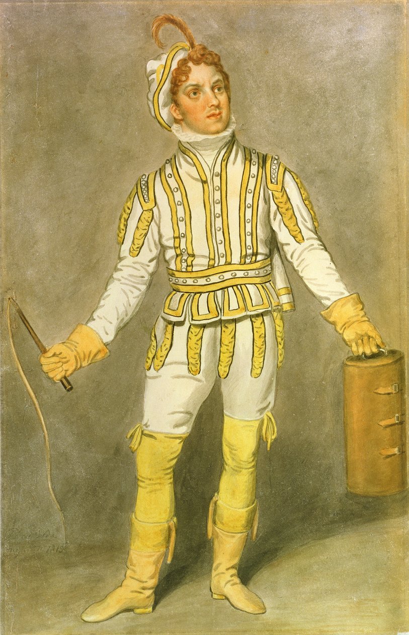 John Pritt Harley (1786-1858) como Pedrillo en 