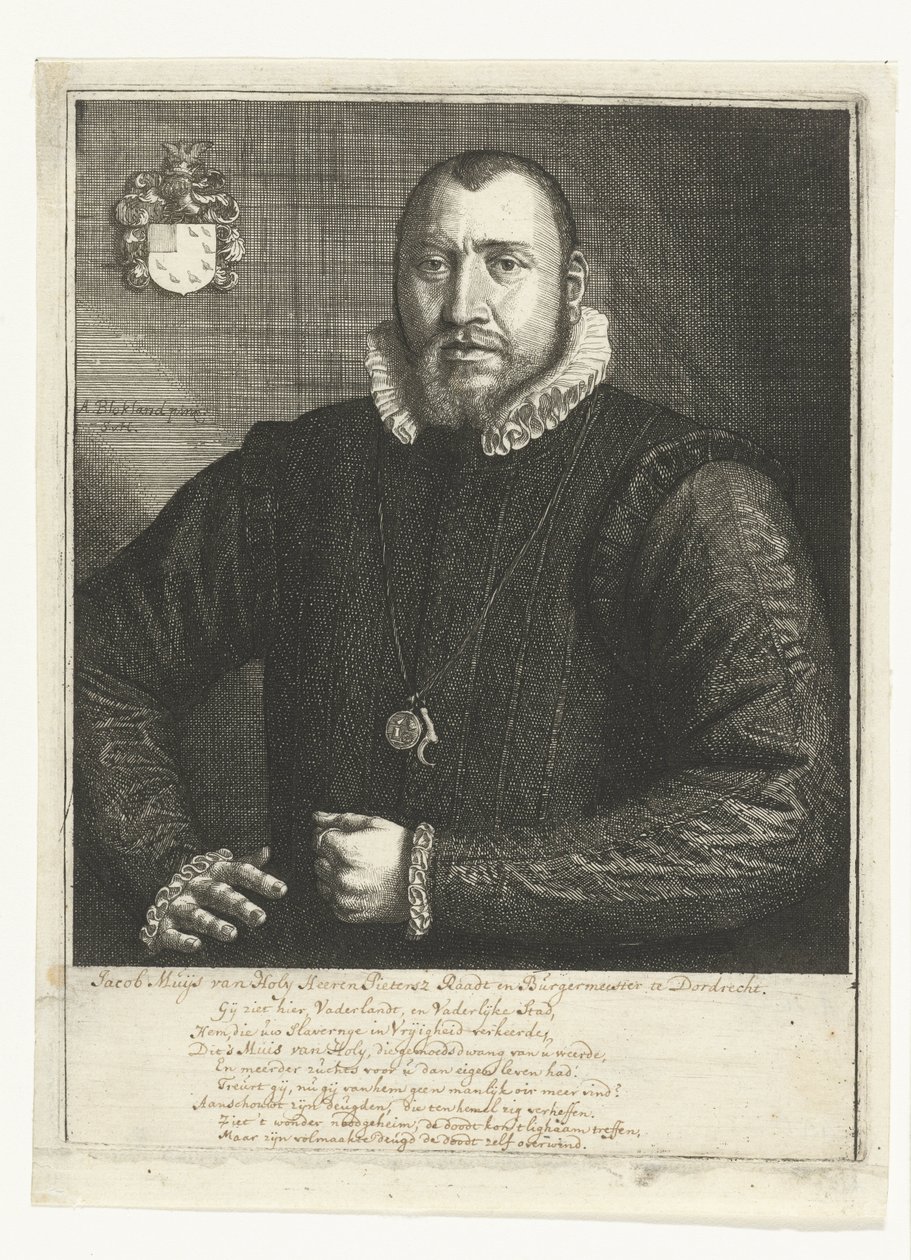 Retrato de Jacob Muys de Santo de Samuel van Hoogstraten