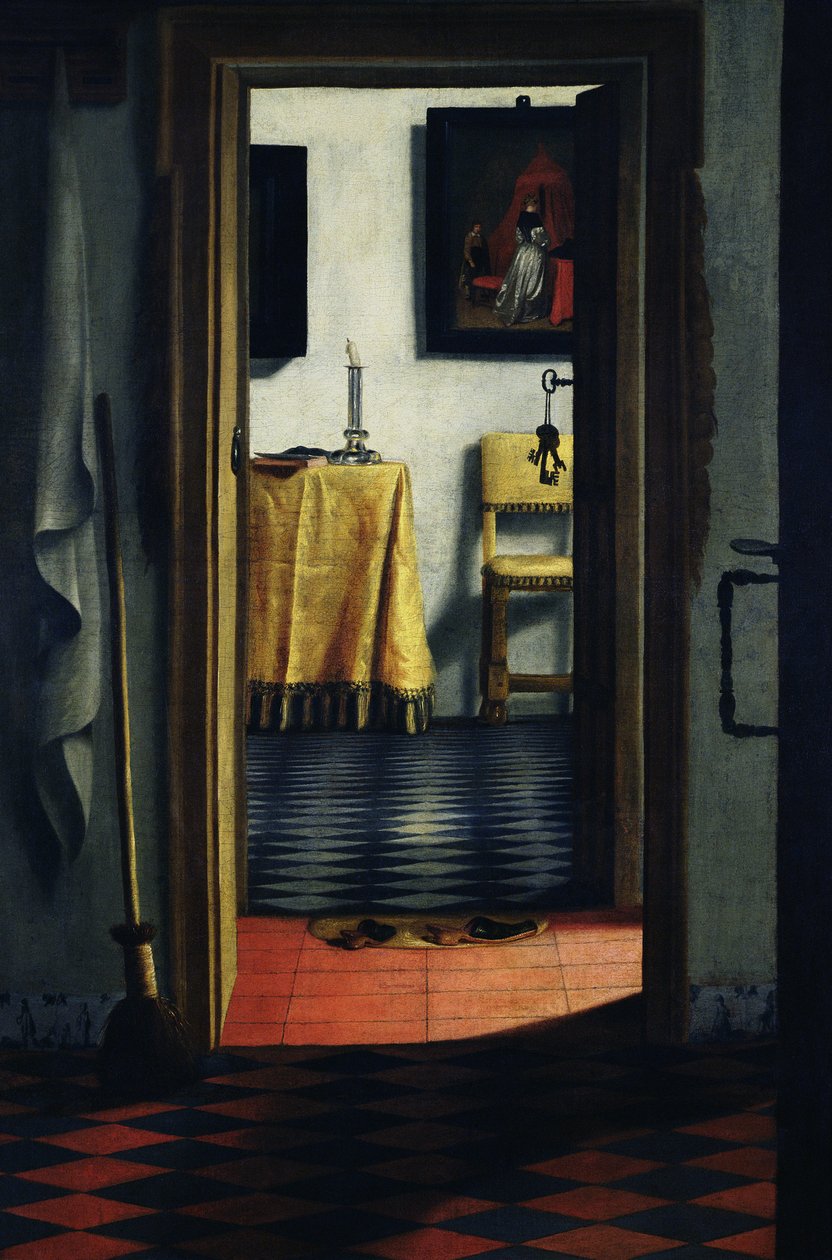 Las zapatillas, finales del siglo XVII de Samuel van Hoogstraten