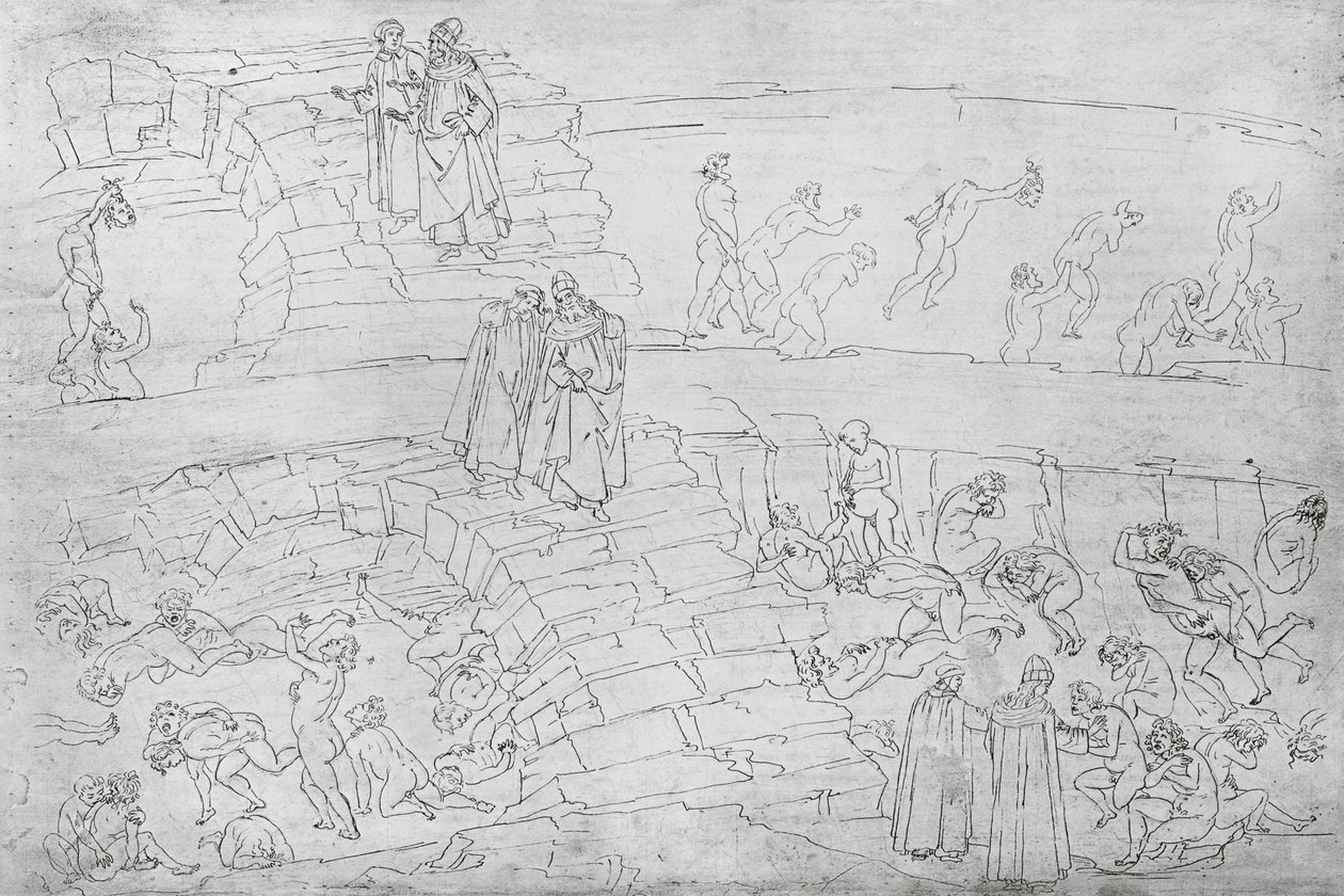 Dante y Virgilio de 