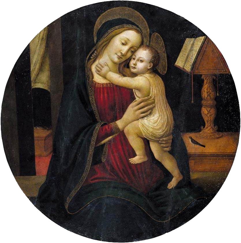 Madonna y el Niño de Sandro Botticelli