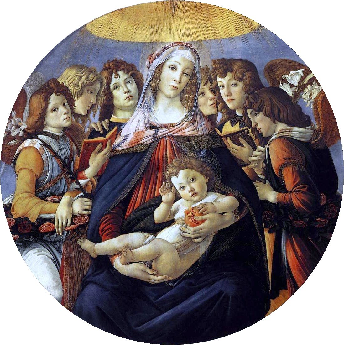 Madonna de la Granada de Sandro Botticelli