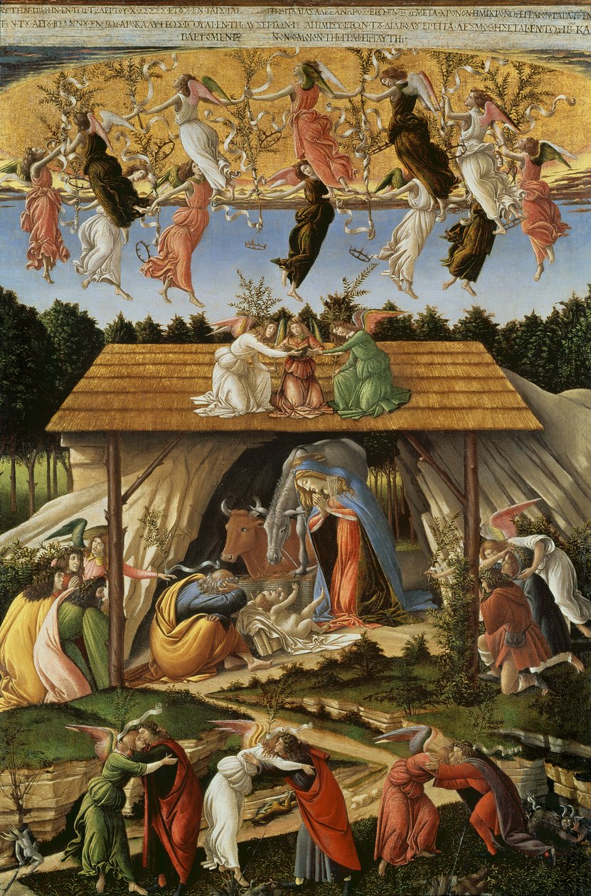 Natividad Mística, 1500 de Sandro Botticelli