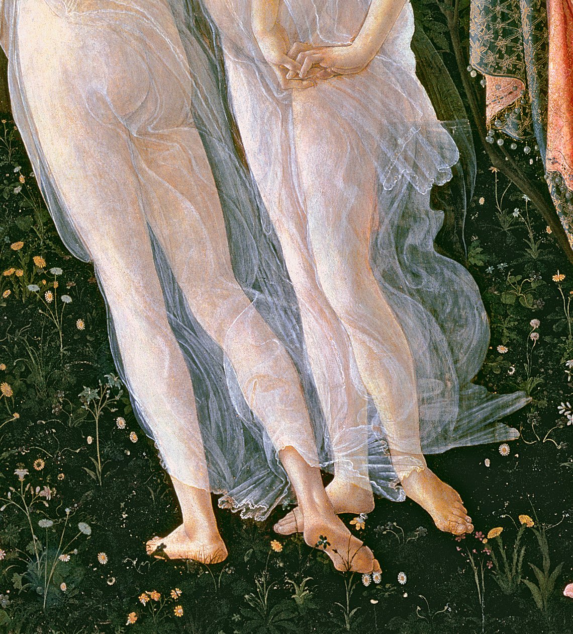 Primavera (detalle) de Sandro Botticelli