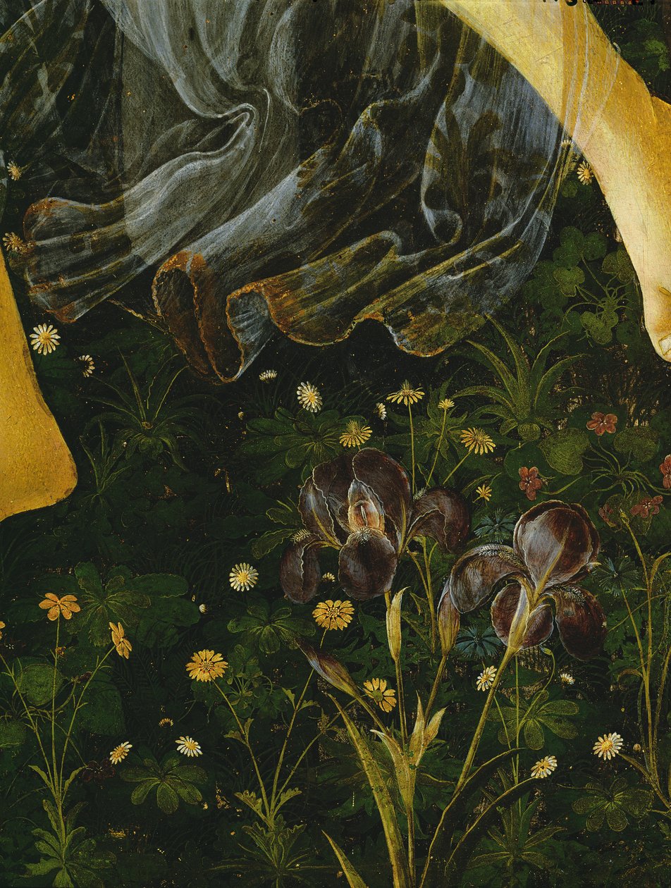Primavera, detalle de las flores, c.1478 (detalle) de Sandro Botticelli
