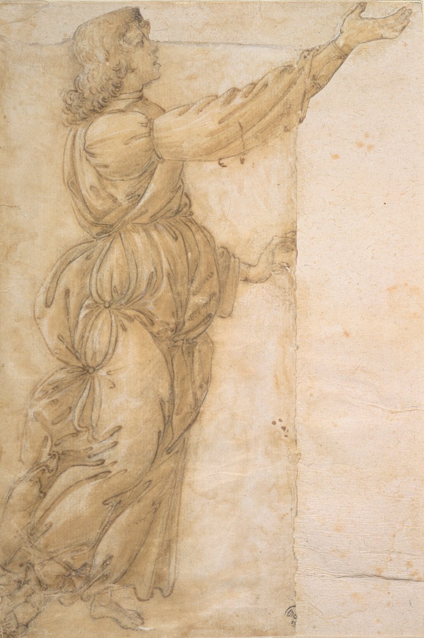 Estudio de un ángel de Sandro Botticelli
