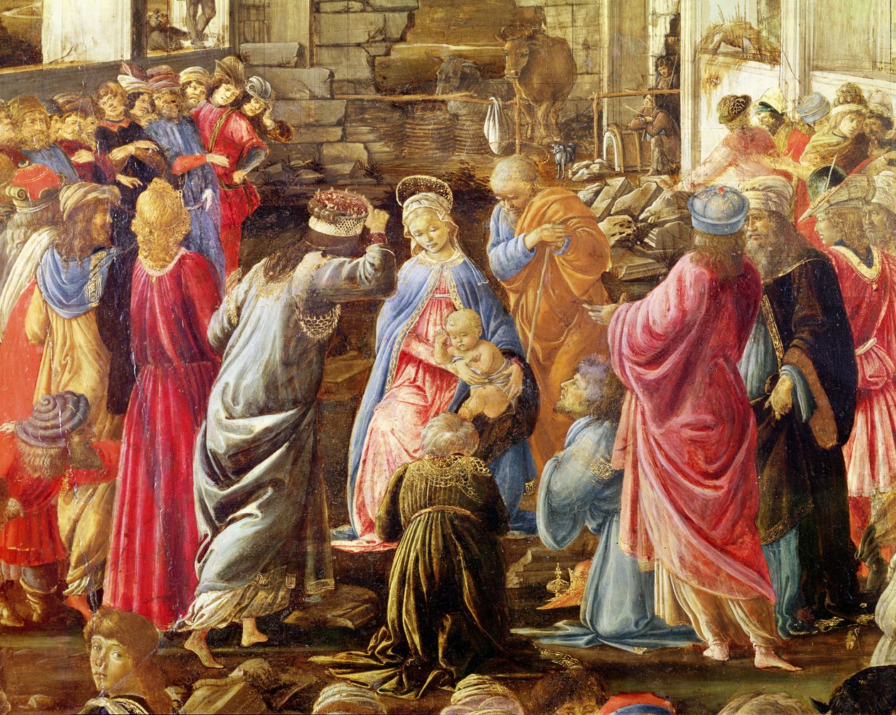 La Adoración de los Reyes, c.1470-75 de Sandro Botticelli
