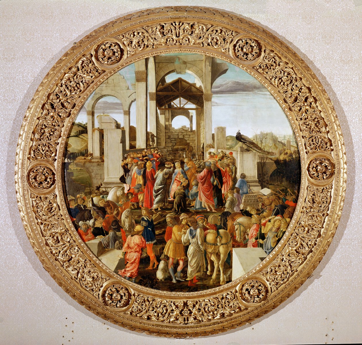 La adoración de los reyes, c.1470-75 de Sandro Botticelli