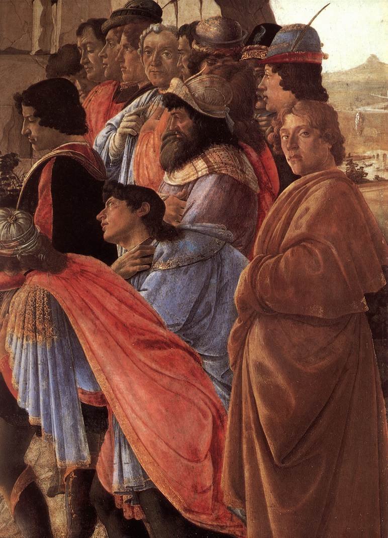 La adoración de los magos de Sandro Botticelli