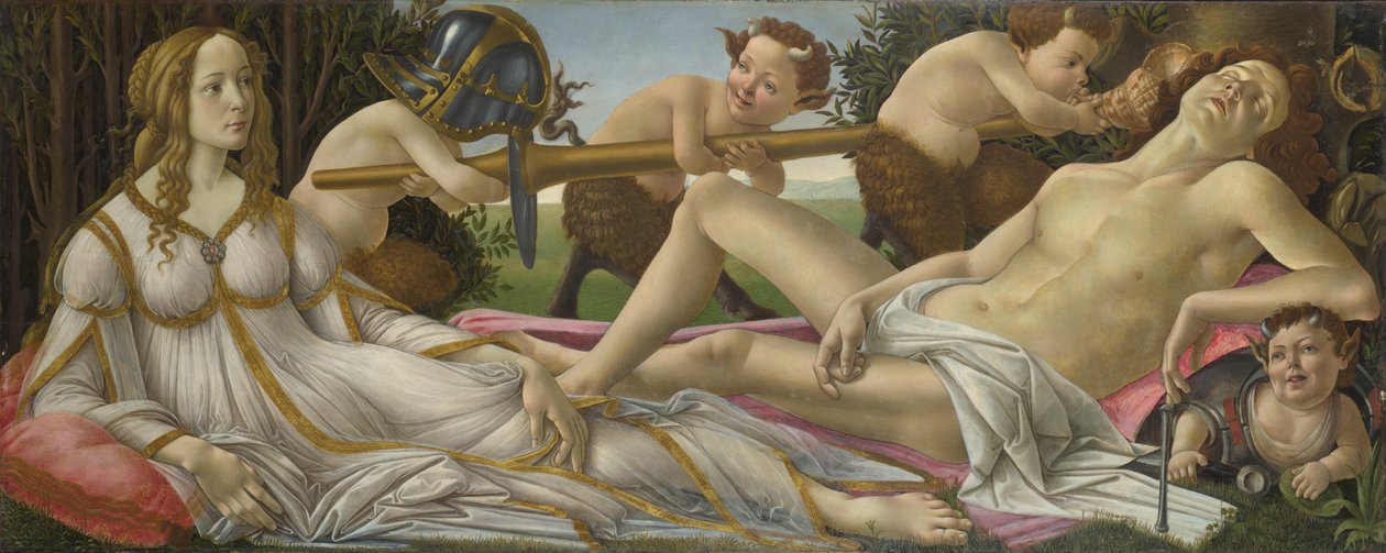 Venus y Marte de Sandro Botticelli