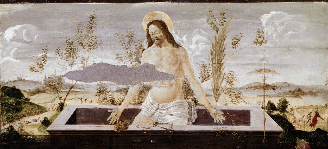 Piedad (detalle) de Sandro Botticelli