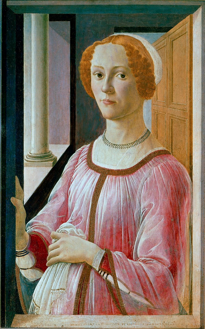 Retrato de Smeralda Bandinelli de Sandro Botticelli