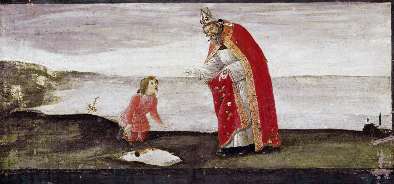 Visión de San Agustín (detalle) de Sandro Botticelli