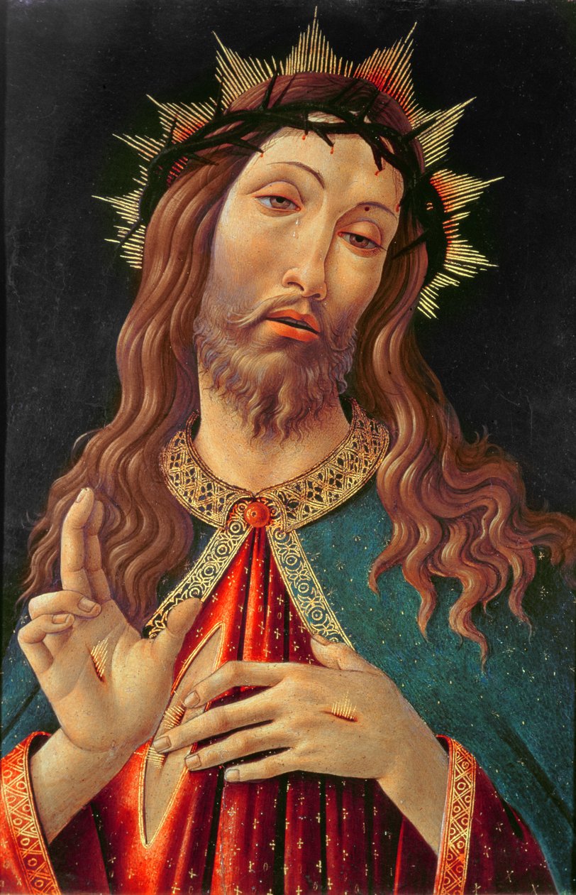 Ecce Homo, o El Redentor de Sandro (attr. to) Botticelli