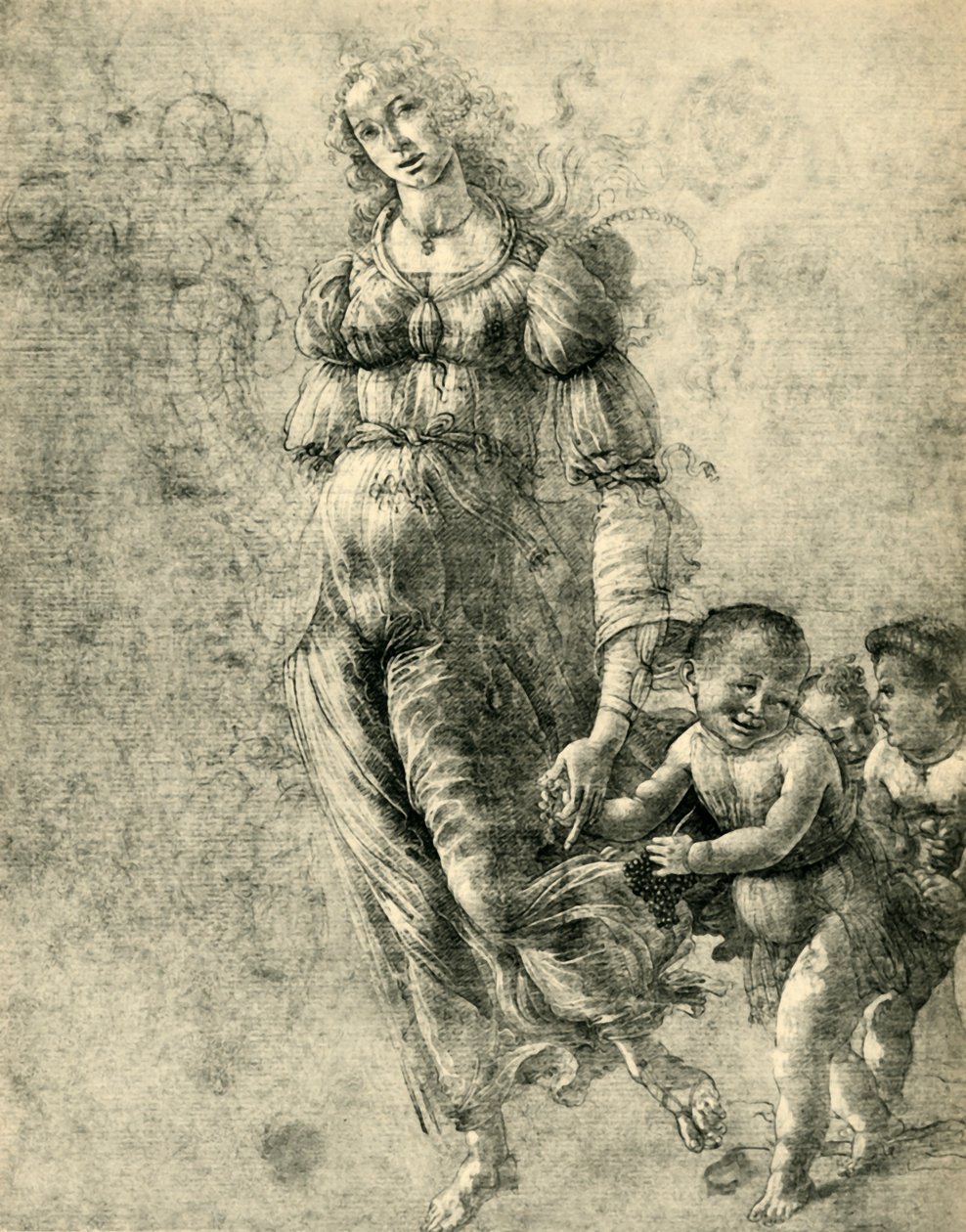 Abundancia o Otoño, 1480-1485, 1943 de Sandro Botticelli