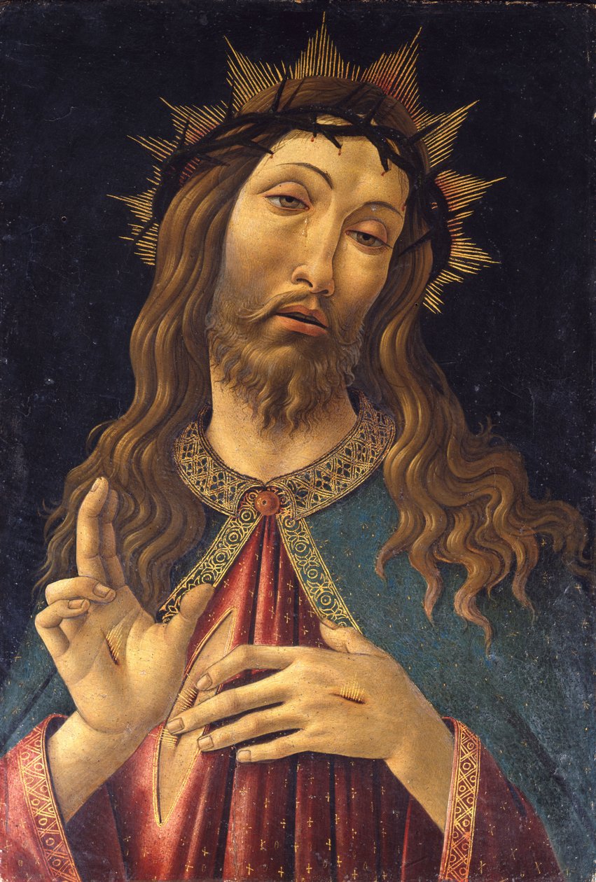 Cristo coronado de espinas, c. 1500 de Sandro Botticelli