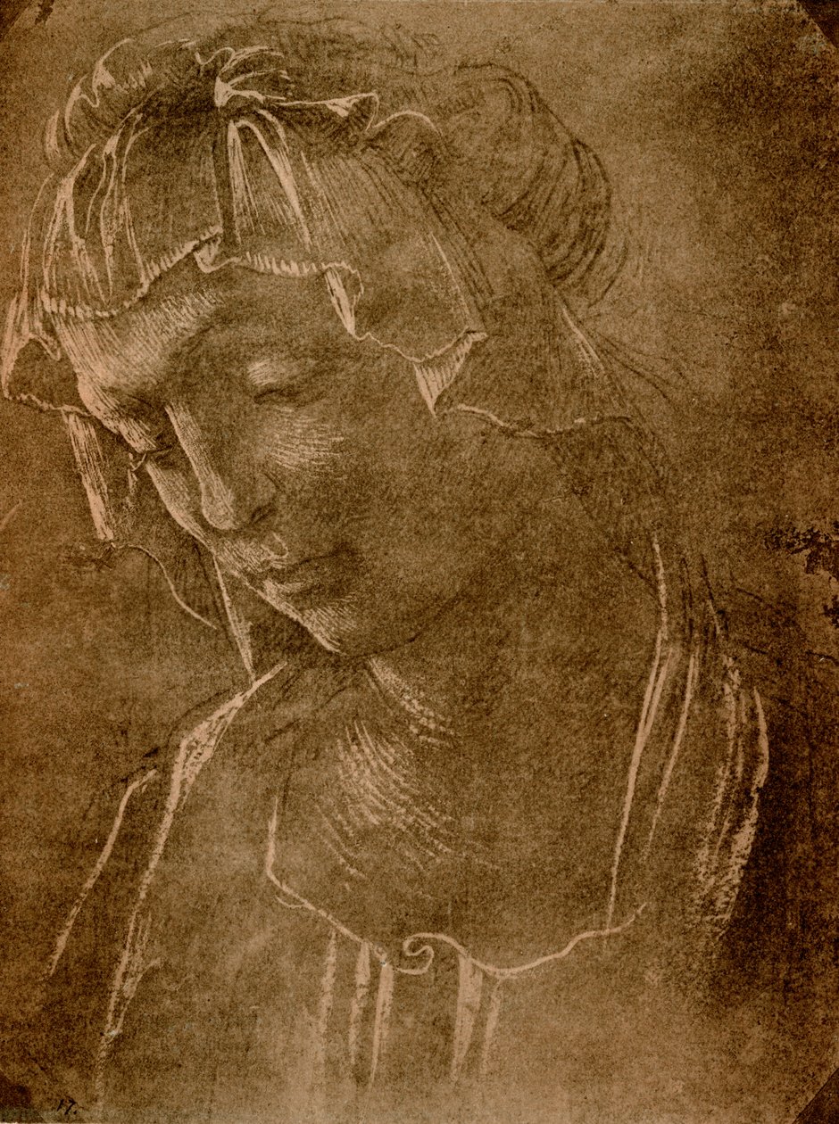 Cabeza femenina de Sandro Botticelli