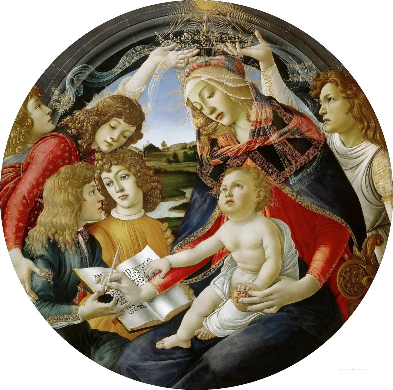 Italiano: Madonna del Magnificat Madonna del Magnificat de Sandro Botticelli