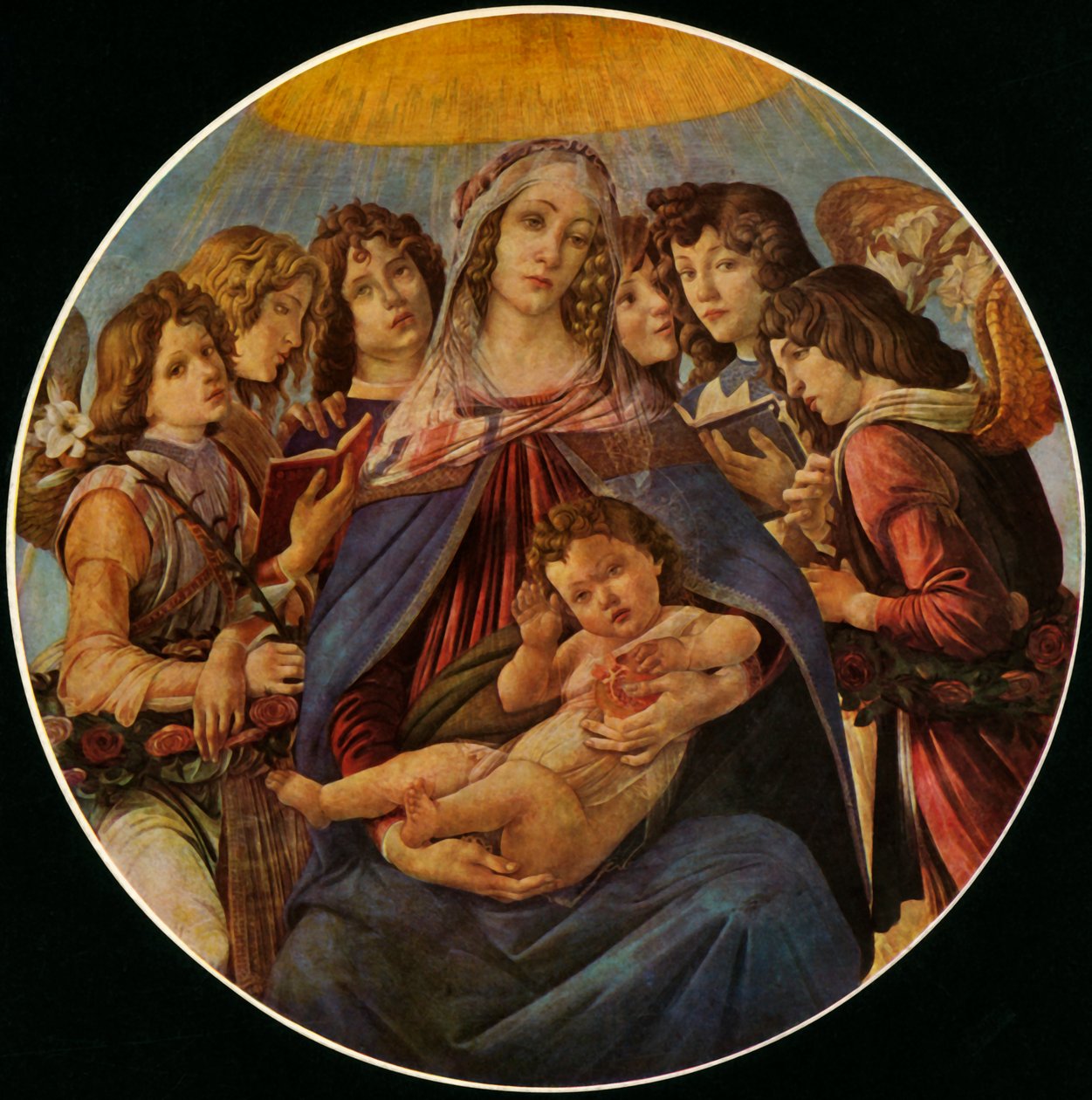 Madonna de la Granada, c1487, 1937 de Sandro Botticelli