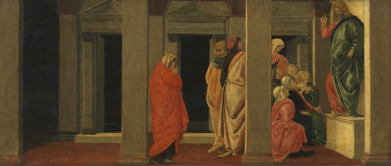Escenas de la vida de María Magdalena de Sandro Botticelli