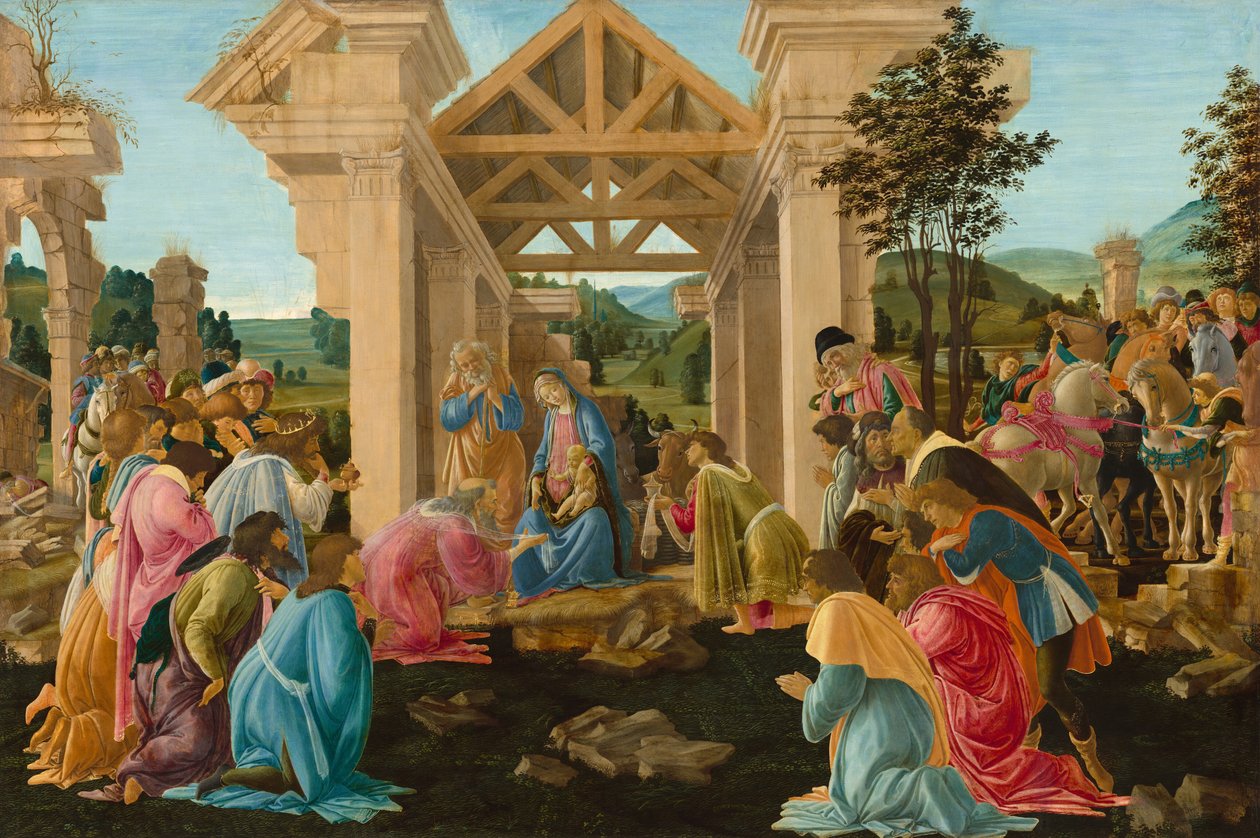 La adoración de los magos, c. 1478-1482 de Sandro Botticelli