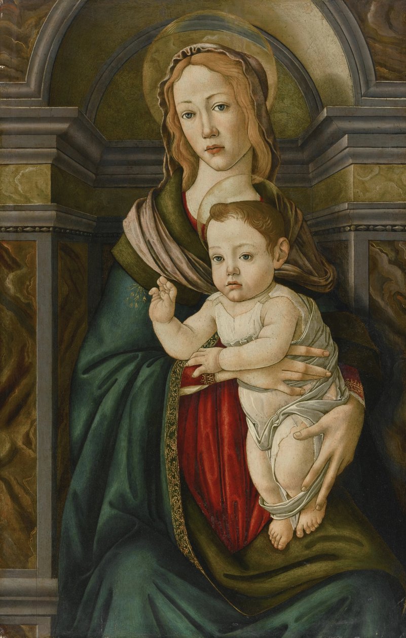 La Virgen con el Niño de Sandro Botticelli