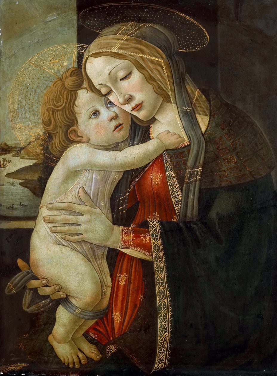La Virgen y el Niño, c. 1500 de Sandro Botticelli
