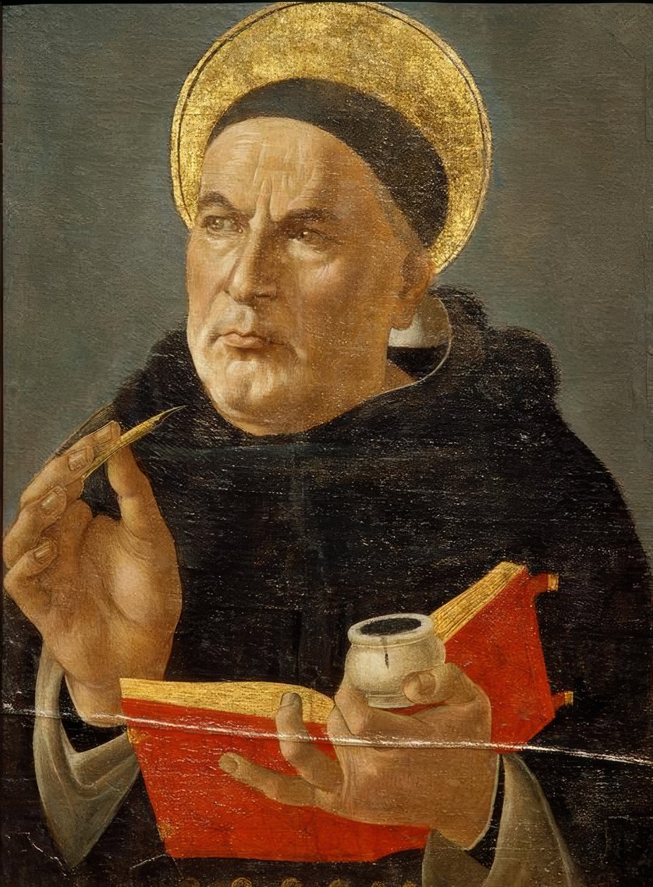 Tomás de Aquino de Sandro Botticelli