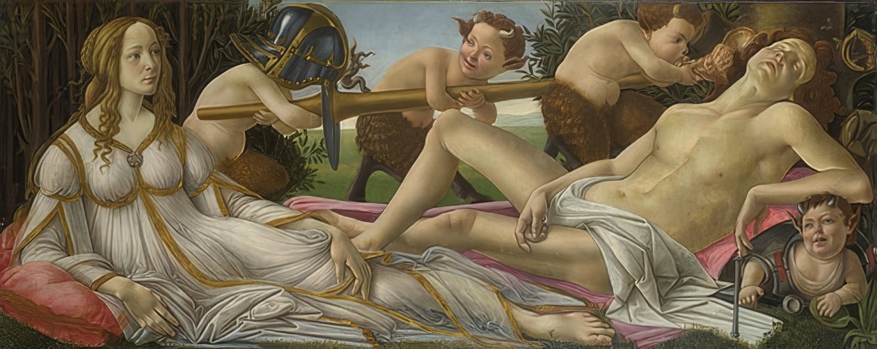 Venus y Marte de Sandro Botticelli